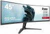 IIYAMA Monitor komputerowy  45 cali G-Master GCB4580DQSN-B1, VA,DQHD,165HZ,USB-C-DOCK,RJ45,32:9,  1500R,450cd/m2,3000:1,0.8ms,3xUSB,2xHDMI,1xDP,2x3W,PowerDelivery-90W